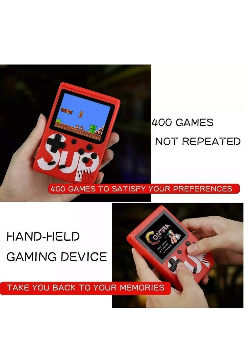 صندوق ألعاب SUP Game Box Plus 400 في 1 ألعاب رجعية نسخة مطورة، جهاز محمول صغير للهاند هيلد، هدية من PRIME (أصفر) - Image 3