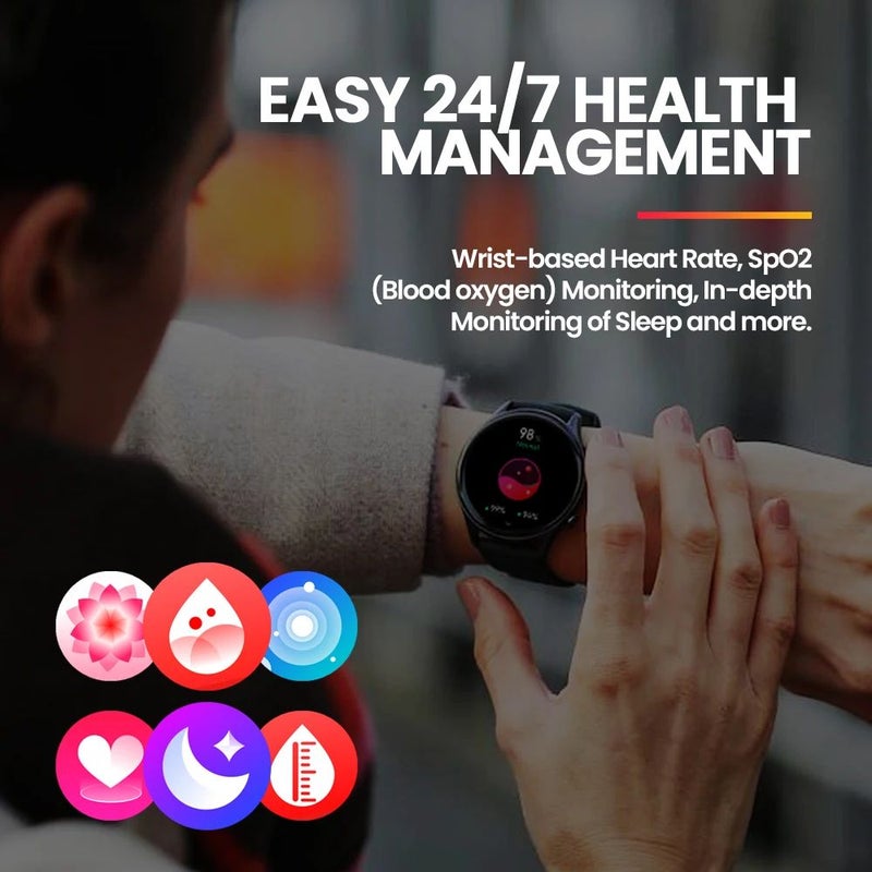 زيبليز ساعة ذكية Zeblaze Btalk 3 Plus - بنفسجي - Image 5