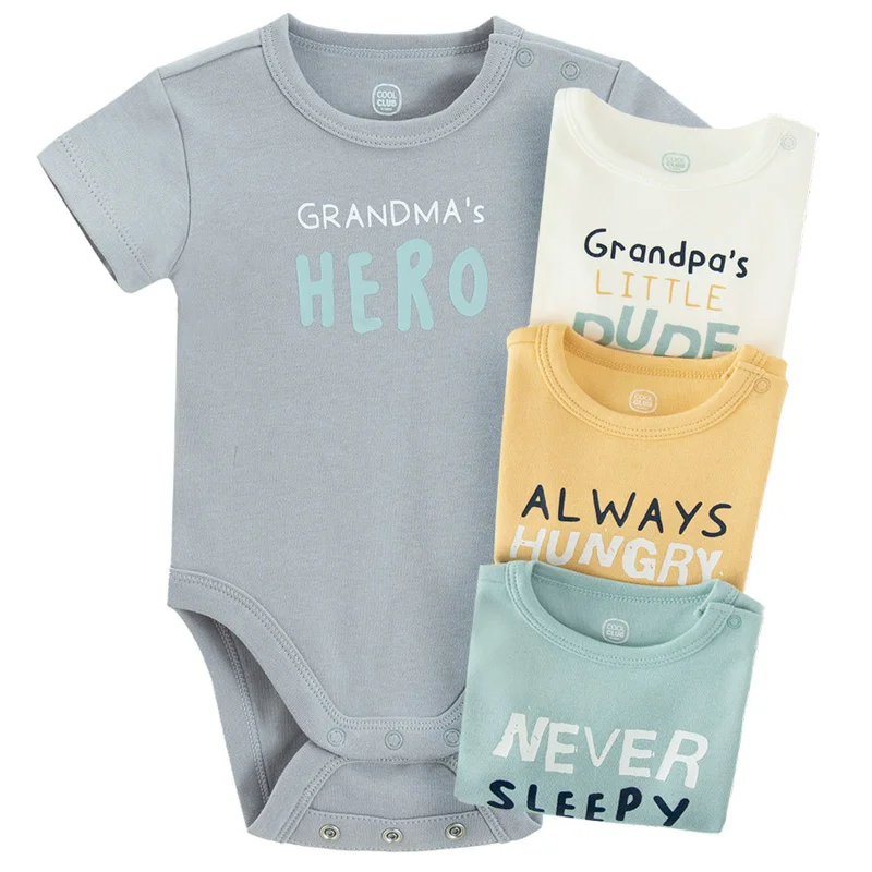 كول كلوب مزيج قطن بودي بأكمام قصيرة عبوة من  قطع