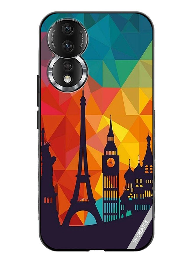 VR CREATIVE Protective Case Cover For Honor 80 Popular Place Design Multicolour - Image 1