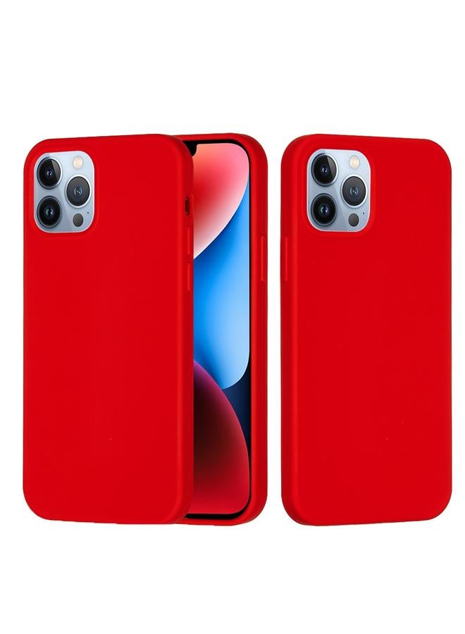 S-TOP Case For iPhone 15 Pro Max Solid Color Silicone Phone Case - Image 1