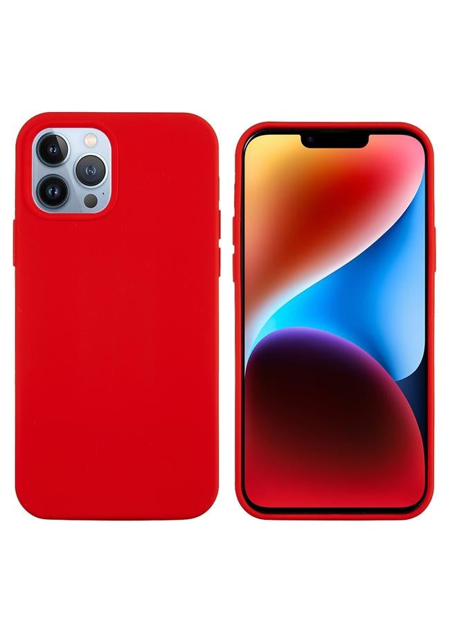 S-TOP Case For iPhone 15 Pro Max Solid Color Silicone Phone Case - Image 2