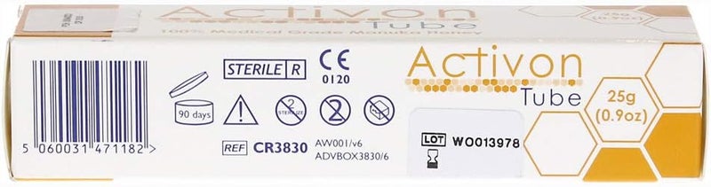 Activeon Medical Grade 100% Manuka Honey Gel Tube Natural Healing of Wounds 1 Pack - Image 2