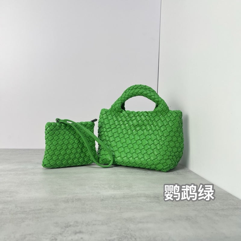 [Uk Aj Aoirj] Niche Hand-Woven Mini Mobile Phone Bag Advanced Sense Vegetable Basket Bag Single Shoulder Crossbody - Image 1