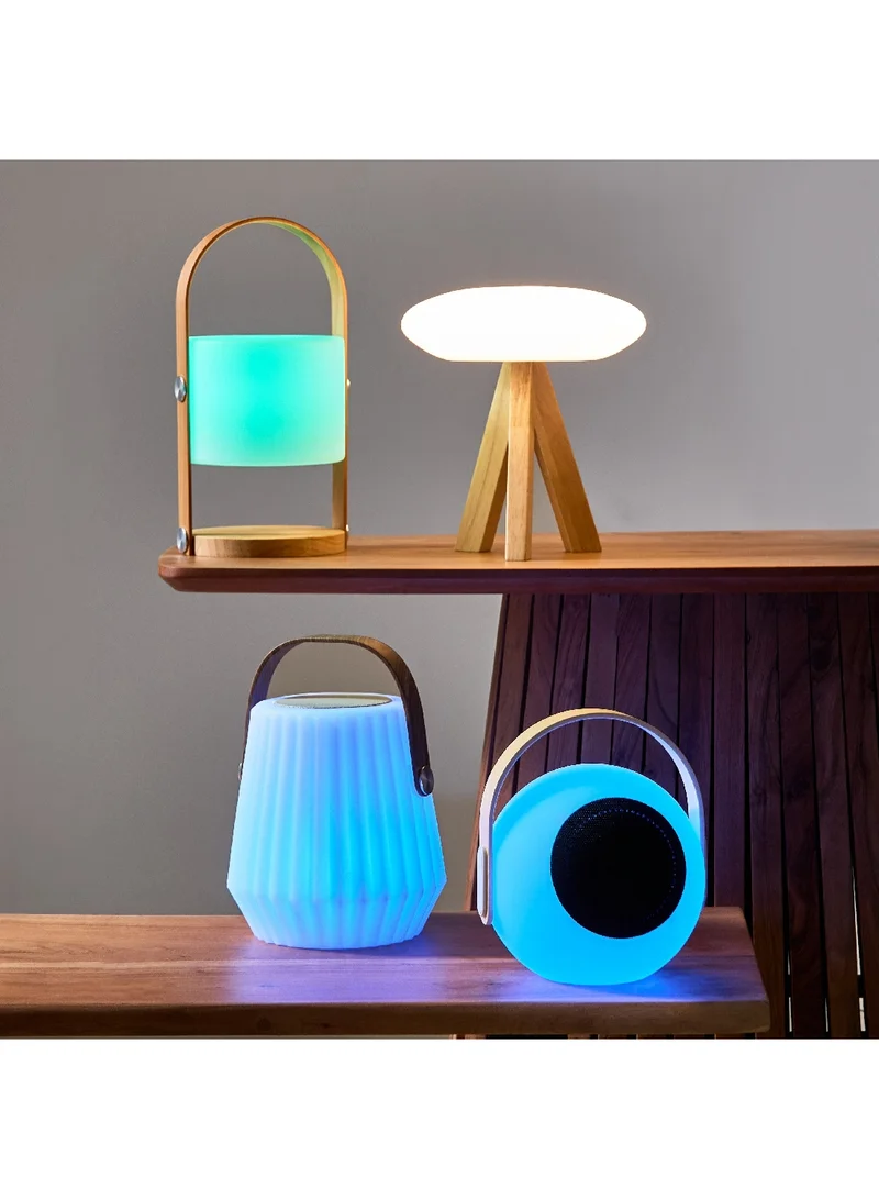 Home Box Solin RGB Waterproof LED Multi Utility Speaker with Remote Battery 8h 18 x 27 x 18 cm