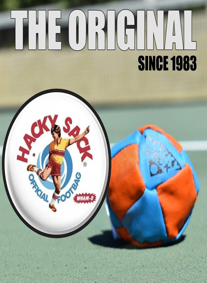 وامو حقيبة قدم Wham-O Striker Hacky Sack مقاس 2.25 بوصة وحقيبة قدم Impact Hacky Sack مقاس 1.9 بوصة، للمبتدئين، محمولة وخفيفة الوزن (برتقالي) - Image 3