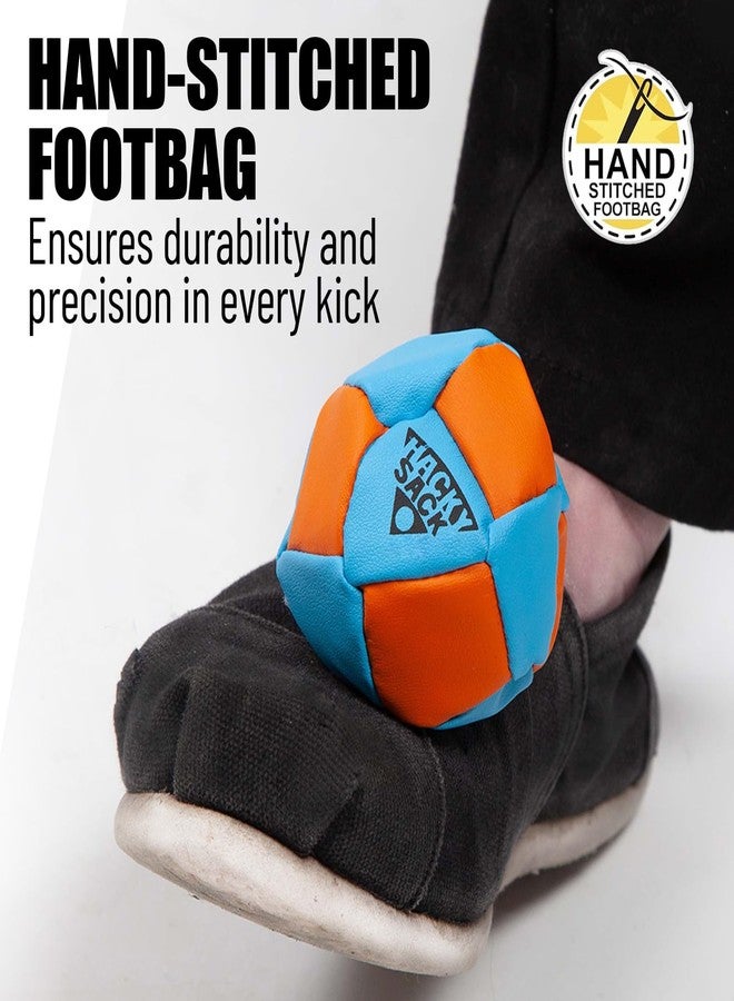 وامو حقيبة قدم Wham-O Striker Hacky Sack مقاس 2.25 بوصة وحقيبة قدم Impact Hacky Sack مقاس 1.9 بوصة، للمبتدئين، محمولة وخفيفة الوزن (برتقالي) - Image 5