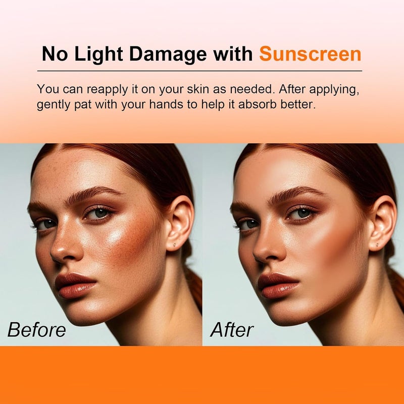 DAGEDA DAGEDA Watermelon Sunstick Sunscreen Stick SPF 50 Transparent Lightweight Texture Sweat and Water Resistant Roll On Sunscreen for Face and Body - Image 5