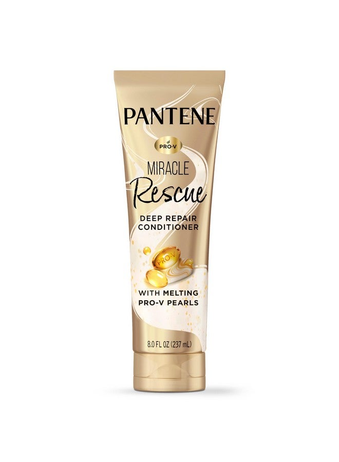 Pantene Miracle Rescue Deep Conditioner - Melting Pro-V Pearls for Dry, Damaged or Color-Treated Hair, Softens and Repairs, 8.0 oz - Image 1