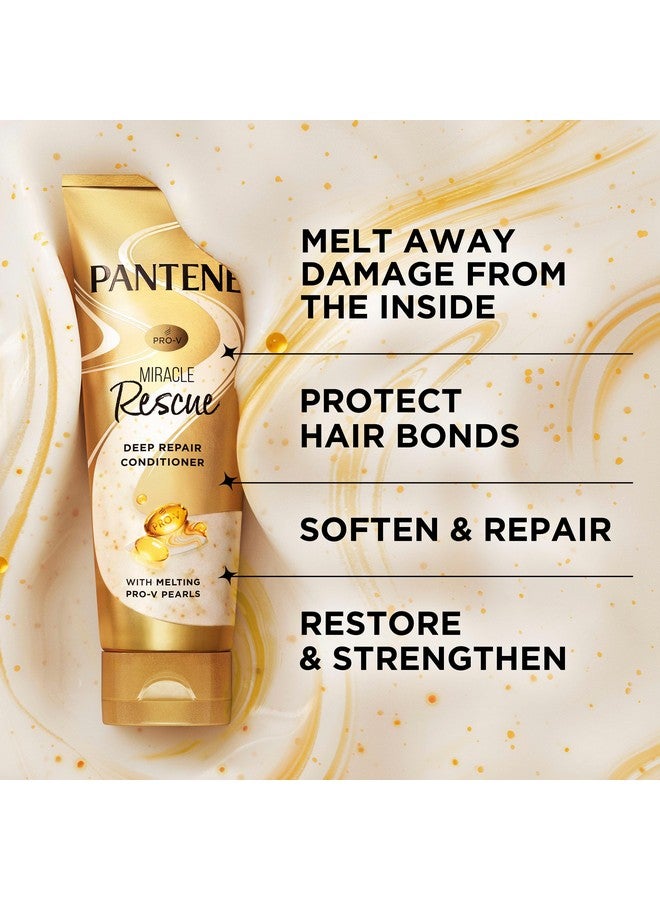 Pantene Miracle Rescue Deep Conditioner - Melting Pro-V Pearls for Dry, Damaged or Color-Treated Hair, Softens and Repairs, 8.0 oz - Image 2