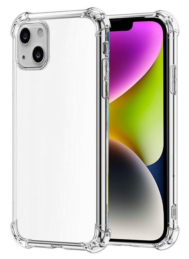CATANES iPhone 14 Plus Clear Case Soft Flexible TPU Anti-Shock Slim Transparent Back Cover with Reinforced Bumper Corners 6.7 inch  - Image 4