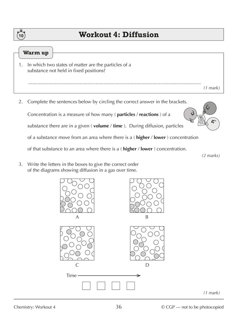 New KS3 Year 7 Science 10-Minute Weekly Workouts (includes answers)
