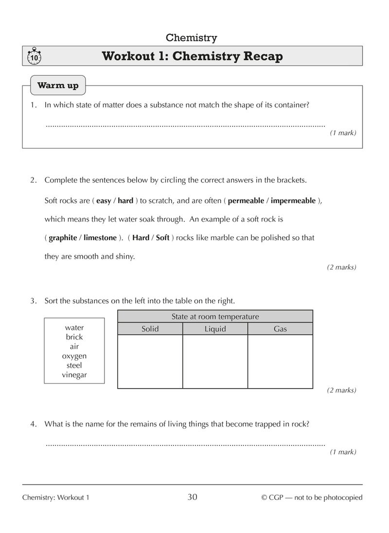 New KS3 Year 7 Science 10-Minute Weekly Workouts (includes answers)  - Image 5