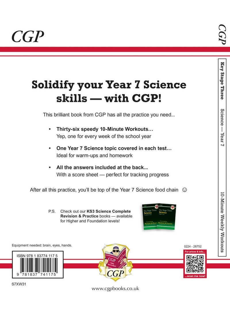 New KS3 Year 7 Science 10-Minute Weekly Workouts (includes answers)