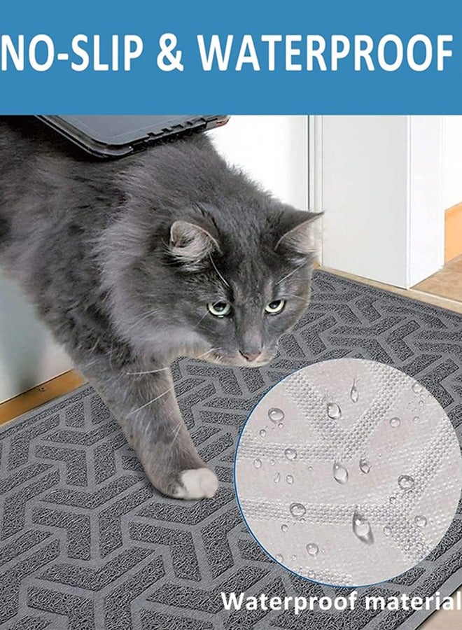 Garlo Cat Litter Mat, XL Super Size, Phthalate Free, Easy to Clean, 90 * 60cm, Durable, Soft on Paws, Large Litter Mat.  - Image 5