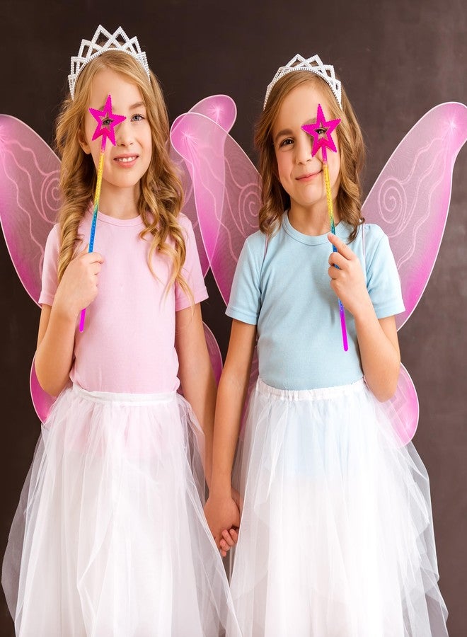 آرت كريتيفيتي عصي سحرية على شكل نجمة من ArtCreativity، مقاس 13 بوصة، بألوان قوس قزح - مجموعة من 12 عصا - عصا سحرية على شكل أميرة - عصا سحرية على شكل جنية مرصعة بالخرز للأطفال - هدايا أميرات للبنات - هدايا حفلات أعياد ميلاد لطيفة ودعائم تنكرية للأعمار من 3 سنوات فما فوق - Image 3