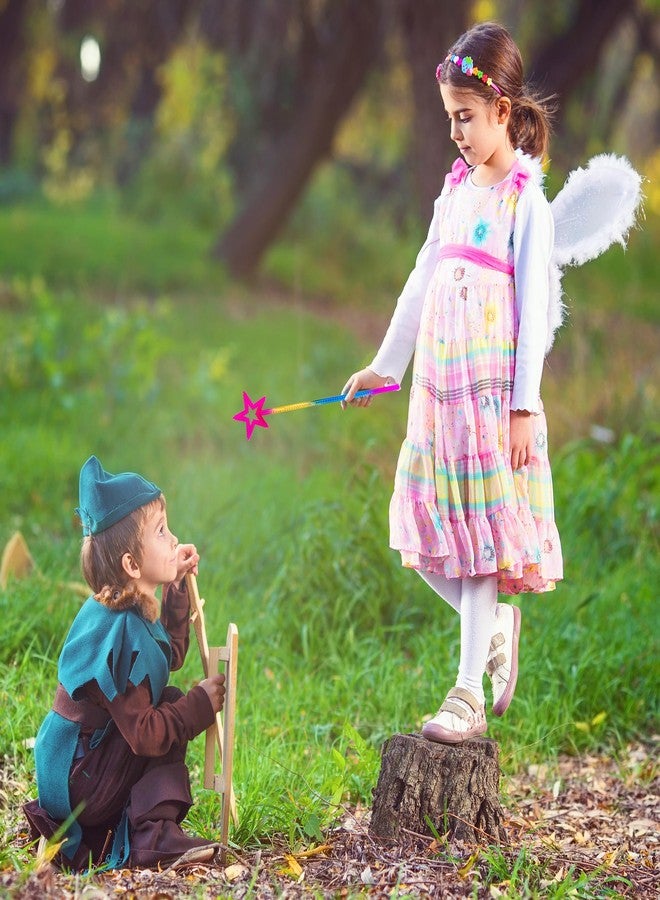 آرت كريتيفيتي عصي سحرية على شكل نجمة من ArtCreativity، مقاس 13 بوصة، بألوان قوس قزح - مجموعة من 12 عصا - عصا سحرية على شكل أميرة - عصا سحرية على شكل جنية مرصعة بالخرز للأطفال - هدايا أميرات للبنات - هدايا حفلات أعياد ميلاد لطيفة ودعائم تنكرية للأعمار من 3 سنوات فما فوق - Image 4