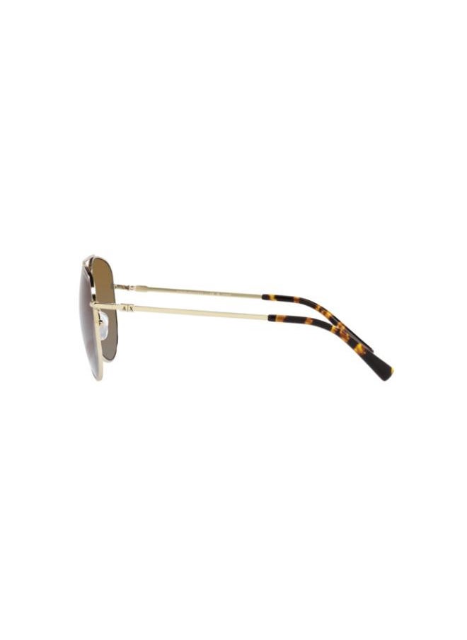 Armani Exchange Full Rim Aviator Sunglasses 2043S 59 6110 T5  - Image 3
