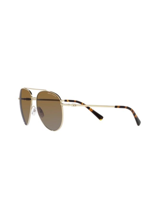 Armani Exchange Full Rim Aviator Sunglasses 2043S 59 6110 T5  - Image 2