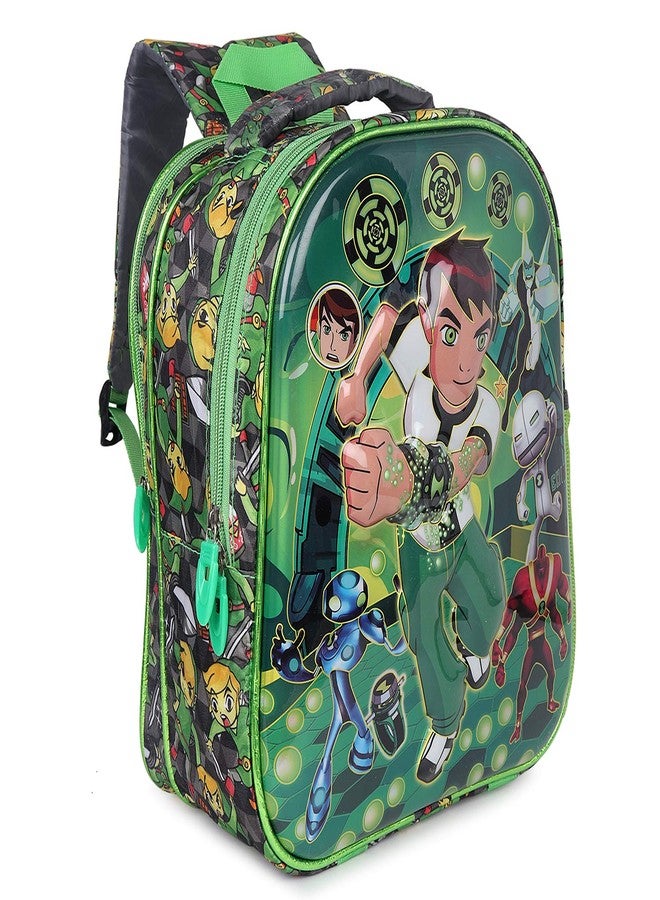 Stylbase 3d School Bag For Boys And Girls Cartoon Printed Waterproof Backpack Bag Ideal For Kids Bag UKG Nursery 1st Class School Bags 5-7 years 14 Inch (Ben-10) - Image 2