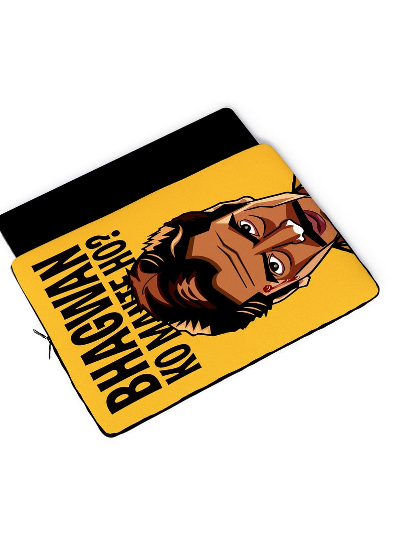 LOUD UNIVERSE Laptop Sleeve 13 inch Bhagwan Gaitonde Sacred Games Quote TV Series Netflix Tablet Sleeve - Image 4