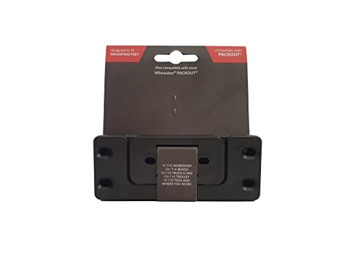 StealthMounts Cleat 'n' Feet Mounting System (4 Pack) | Tool Box Storage System | Mount Anywhere | Compatible with Milwaukee Packout - Image 4
