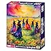 Springboks Witches Gathering 500 Piece Puzzle for Adults is a Watercolor Image of Witches Gathering in a Blossoming Field - Image 4