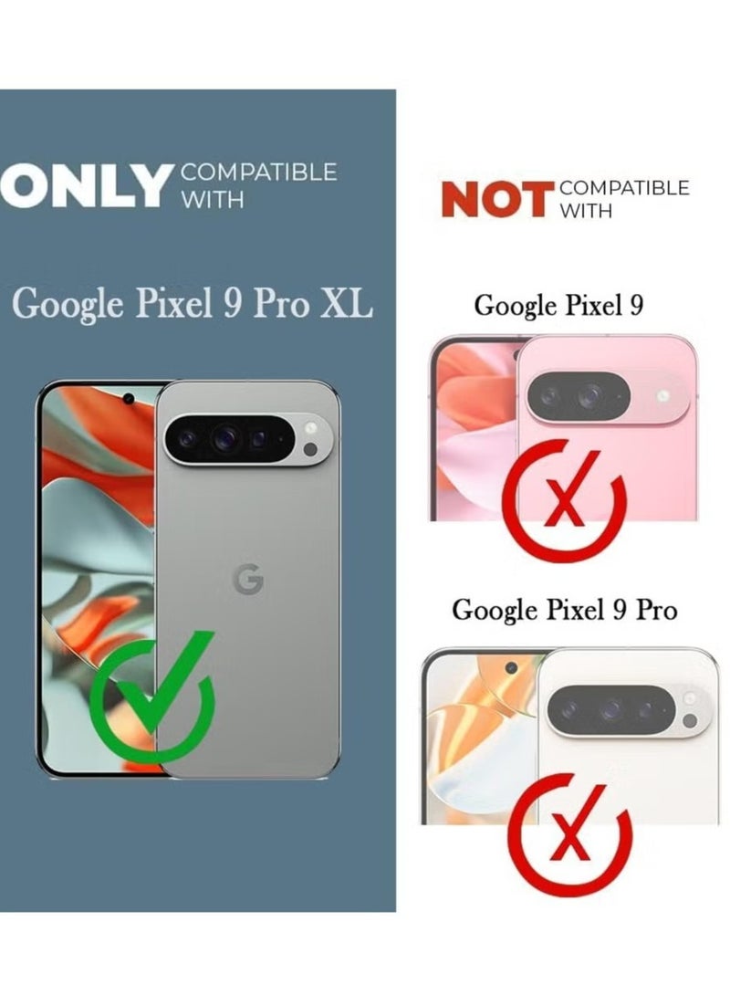 TIGER Google Pixel 9 Pro XL Case Cover – Liquid Silicone Anti-Fingerprint Shockproof Protective Case, Anti-Scratch, Anti-Drop, Slim Fit Cover for Google Pixel 9 Pro XL Green - Image 2