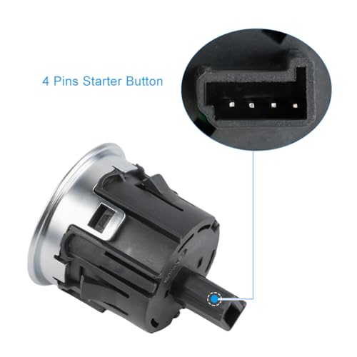 VANJING Ignition Start Stop Button Switch Compatible with Land Rover Range Rover/Sport/Evoque/Discovery Sport 2013-2020 Replacement for LR094038 LR037611 - Image 5