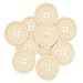 Mandala Crafts Giant Wooden Buttons for Sewing 20 Assorted 2 Inches Clear Coated Natural Wood Sewing Buttons in Bulk for Crafts Decorative Projects and DIY Embellishments - Image 2