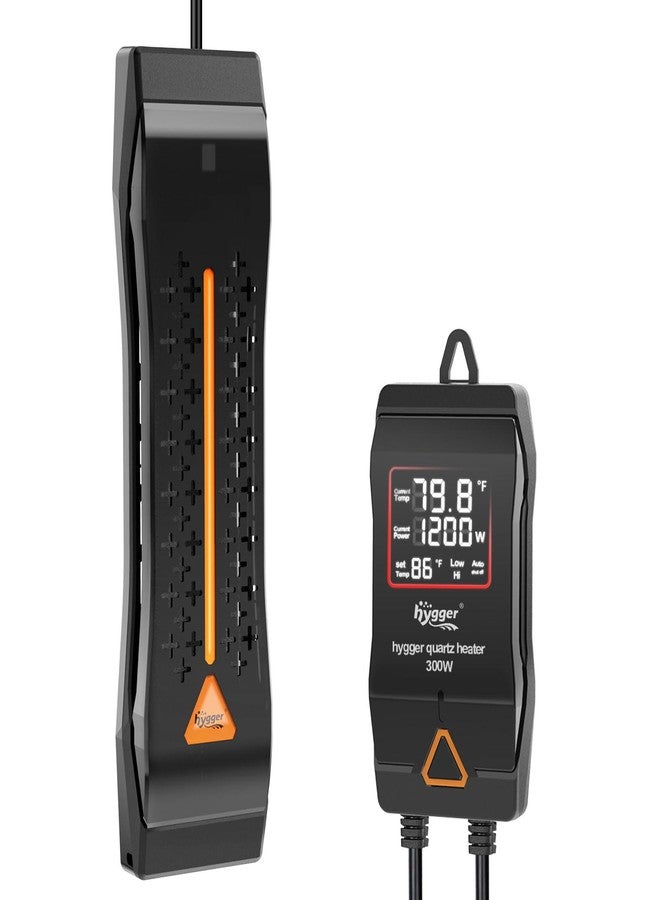 Hygger Aquarium Heater 300W/500W/800W/1000W – Submersible, Digital Display, Auto Shut-off, For Freshwater/Saltwater