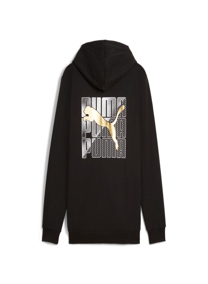 PUMA - Ess+ Logo Lab Holiday Full-Zip Hoodie Fl - Image 1