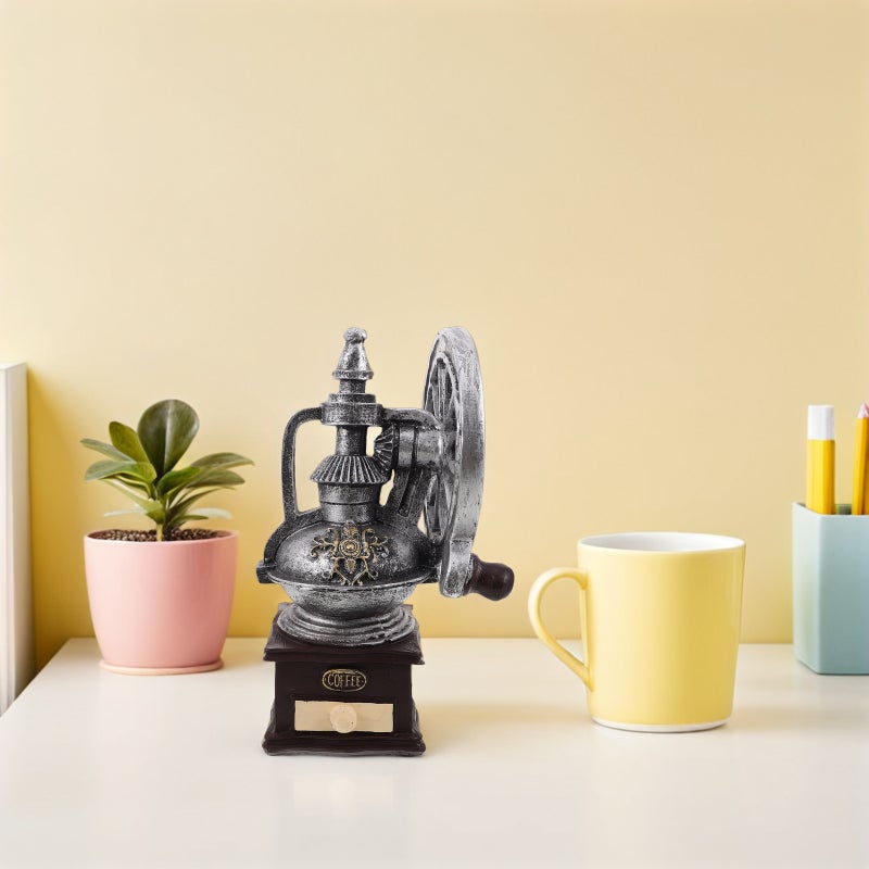 Coffee Machine Statue: Resin Desktop Ornament For Office Desk Coffee Table Sculpture Home Living Room Bathroom Decoration - Image 5