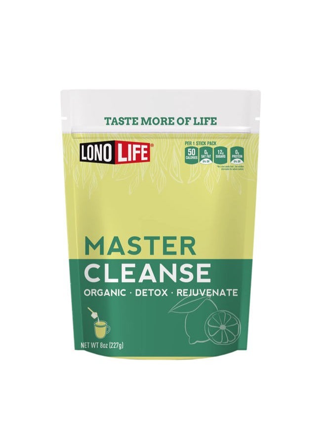 LonoLife - Cleanse Co- Master Cleanse Lemonade - Detox Lemonade Diet Powder - Organic, Gluten-Free - 8 oz Bulk Package- 15 Servings - Image 1