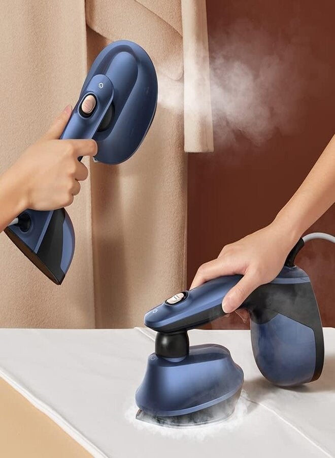 Deerma HS300 2 in 1 Portable Multifuntion Garment Steamer | Automatic Power Off | Sterlize & Remove Mites | Dual-Core Dual-Channel Hot Air Channel | 1000W Pulse Steam | 35sec Heating Time 1 L 1000 W HS300 Blue - Image 5