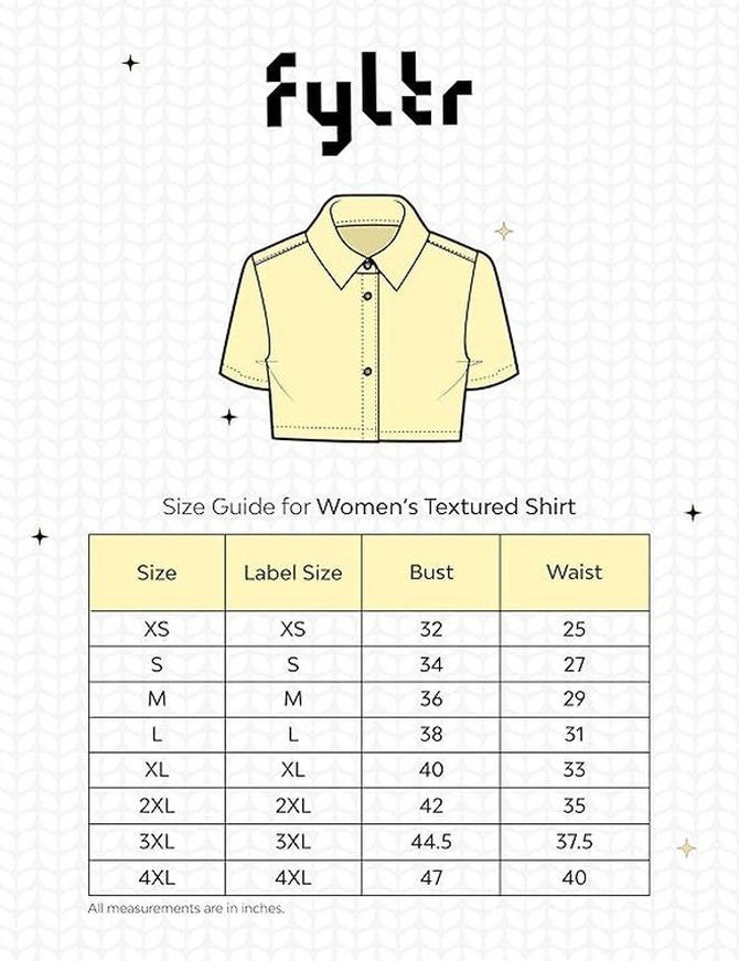 fyltr Women's Casual Solid Textured Crop Shirt -Boxy Fit | Half Sleeves  Drop Shoulder  |  Tops for Jeans - Image 5