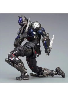 General Batman, Yamaguchi-style 024 #Arkham Knight, articulated movable doll, model, ornament, boxed figure, gift for fans and friends (17cm)  - Image 3