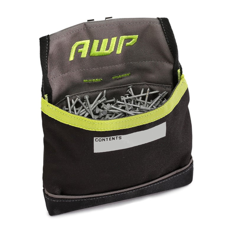 AWP TrapJaw Clip-on Fastener Tool Pouch, Small Utility Bag with Spring-Loaded Closure, Durable Tactical Tool Holder for Nails, Screws, and Electrical Accessories, 1L-039-2 - Image 1