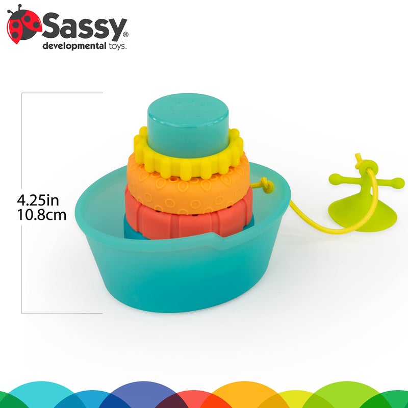 Sassy STACKIN' Ship TUB Toy - Image 4