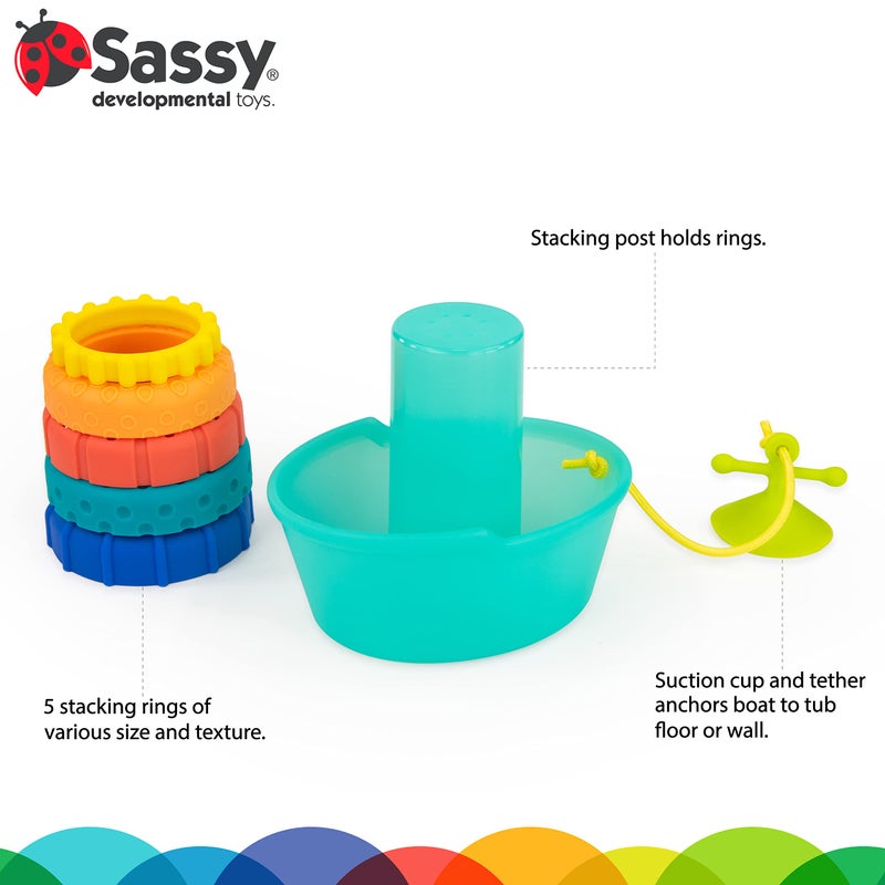 Sassy STACKIN' Ship TUB Toy - Image 5