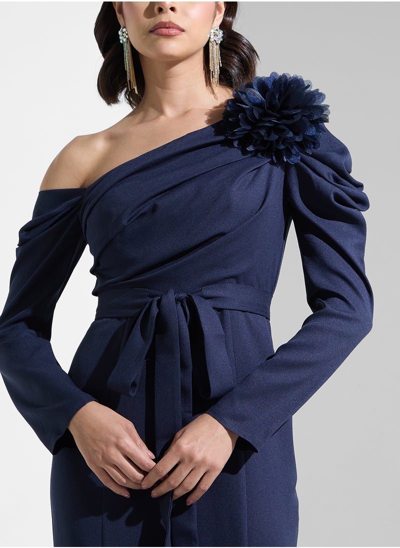 Iyra One Shoulder Dress  - Image 3