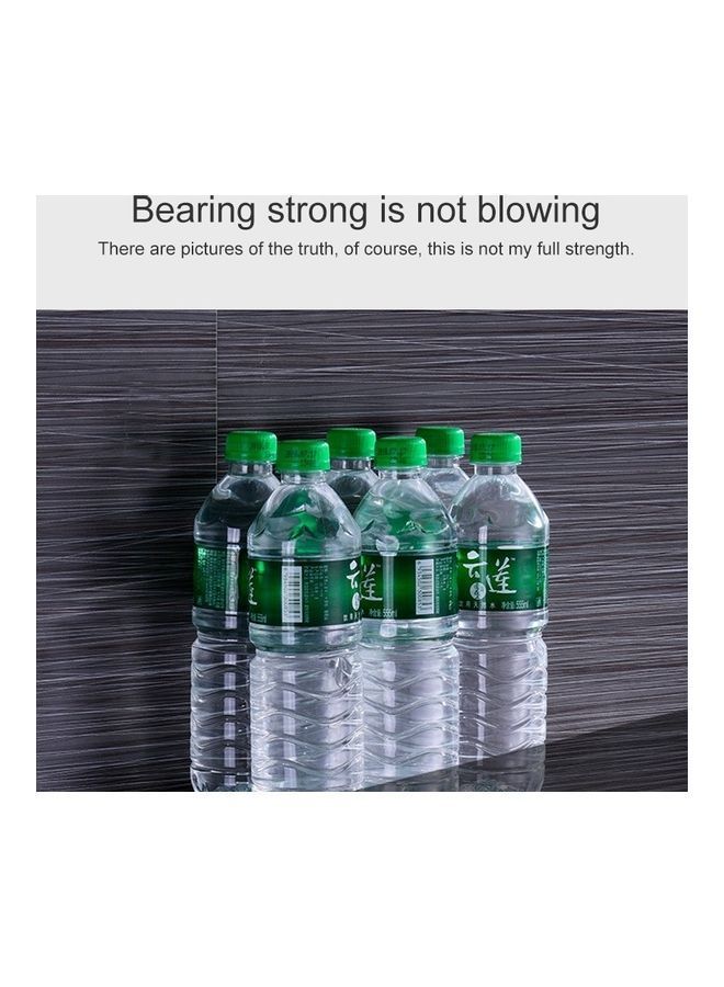 NIBEMINENT Bathroom Wall-mounted Waterproof Paper Tissue Roll Stand Holder Multicolour 45x18x15cm - Image 4