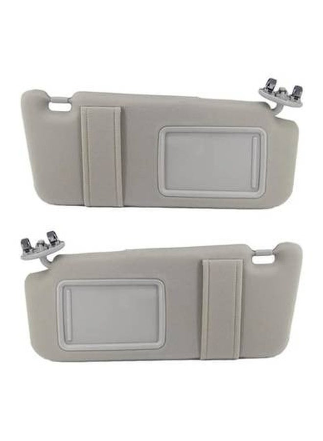 واقي شمس لسيارة تويوتا كامري 2007 2008 2009 2010 2011 - رصاصي فاتح  ستاندر