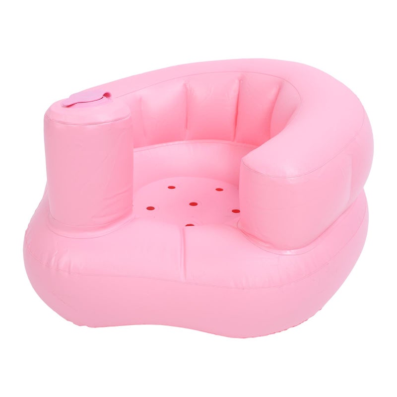 Inflatable Baby Seat: 0.3mm Thick Leakproof PVC Separate Gasbags Wraparound Support - Multi-Purpose Inflatable Infant Support Chair for Home Bathroom Beach Feeding Playing Bathing

Wait, let me adjust - Image 3