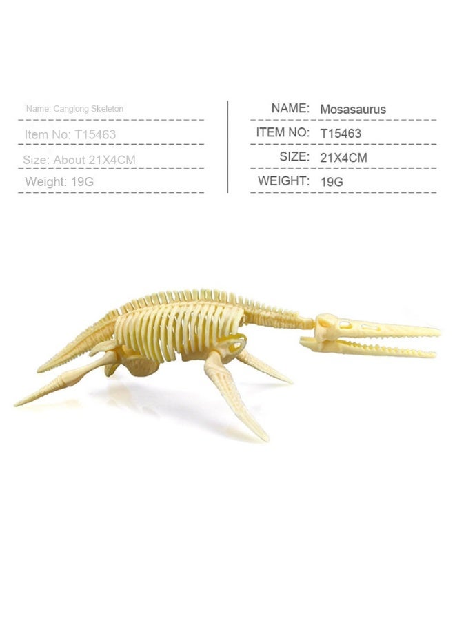 نيبمينينت مجموعة 7 قطع من هياكل الديناصورات الأثرية للأطفال – أعمال يديوية ممتعة