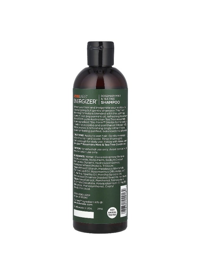 Hobe Labs - Hobe Labs, Energizer™, Shampoo, Rosemary Mint & Tea Tree, 12 fl oz (355 ml) - Image 1