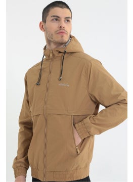 Men's Camel Hooded Crinkle Lightweight Spring Jacket - pzsku/Z1CB811423F6BAE8B258DZ/45/_/1730498839/ab347218-ad5c-4f1a-ac8d-b6c4329e1e3a