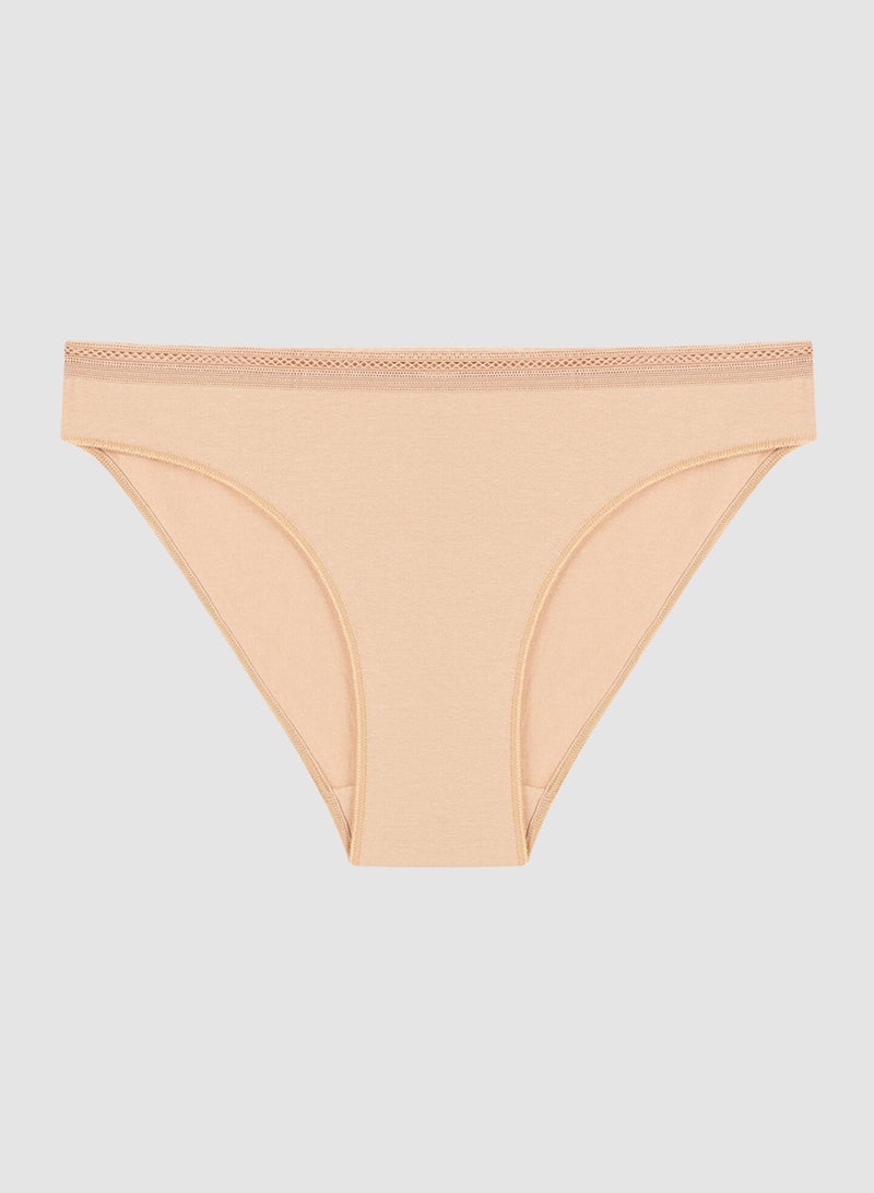 Penti Beige Cotton Easy Slip Panties - Image 4