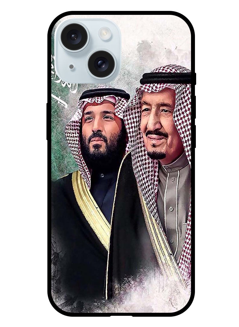 Theodor جراب حماية مضاد للخدش والصدمات لهاتف iPhone 15 Plus الشيخ سلمان مع الأب - Image 1