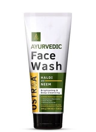 Ustraa Ayurvedic Haldi Neem Face Wash 200g Brightening Deep Cleansing No Sulphate No Paraben - pzsku/Z1CB82408E43EFE8F6AACZ/45/1748955969/0ed418e8-dbab-4c89-9efe-f8dd9bc91bc7
